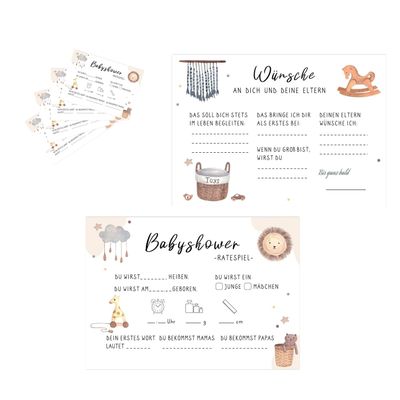 Baby Shower Prediction Cards