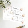 Baby Shower Prediction Cards view 3