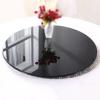 GY8PKVWKWQ Lazy Susan Heavy-Duty Turntable, Tempered Glass Round Tabletop, 1/2 in Thick, Polished Edge (88 cm/34.6 in) view 3