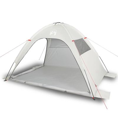 HOMELEN Gray Waterproof Beach Tent with Sand Bags, 210 x 150 x 130 cm