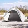 HOMELEN Gray Waterproof Beach Tent with Sand Bags, 210 x 150 x 130 cm view 2