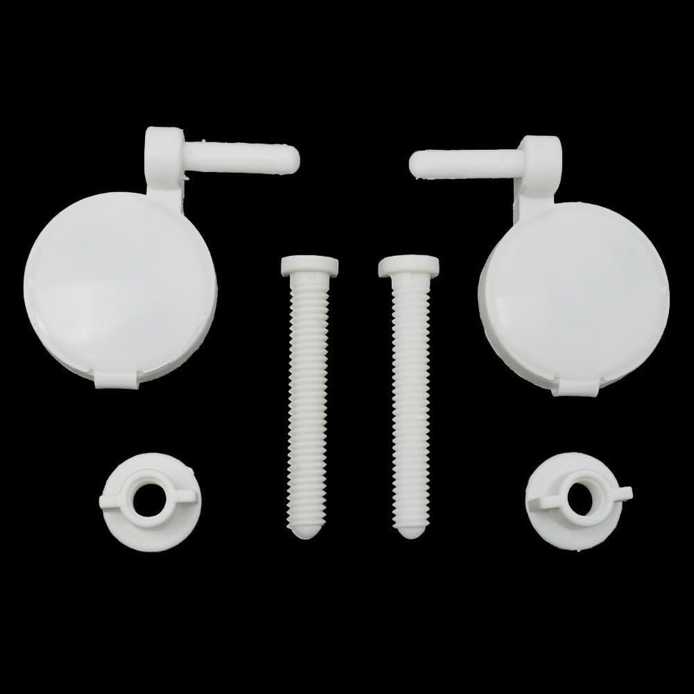 Toilet Seat Hinge Repair Kit, 2 Pieces