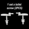 Toilet Seat Hinge Repair Kit, 2 Pieces view 3