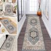 LUMIPAP Modern Runner Rug for Hallway or Kitchen, Washable, Non-Slip, 40 x 150 cm, Light Gray-Blue view 1