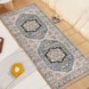 LUMIPAP Modern Runner Rug for Hallway or Kitchen, Washable, Non-Slip, 40 x 150 cm, Light Gray-Blue view 4