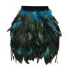 Women's Feather Skirt, Peacock Costume Mini A-Line Skirt view 1