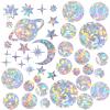 DOPENSPI 45-Piece Prisma Window Stickers view 1