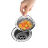 Metaltex Drain Strainer 11.3 cm Deep Stainless Steel with Handle view 2