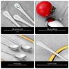 Dessert Spoon, Latte Spoon, Stainless Steel, Dishwasher Safe, Long Handle for Ice Cream, 7.95 Inches view 3