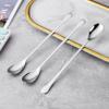 Dessert Spoon, Latte Spoon, Stainless Steel, Dishwasher Safe, Long Handle for Ice Cream, 7.95 Inches view 4