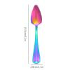 Serrated Dessert Spoon, Stainless Steel view 2