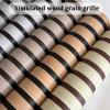 Self-Adhesive Wood-Look Wallpaper, 2 mm Acoustic Panels, Light Gray, 6 Rolls view 2