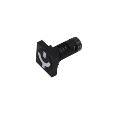 22 mm Mounting Hole Pushbutton Switch with Indicator Light, AD16-22WF/G, 12 V–220 V (AD16-22WF-D, 36 V)