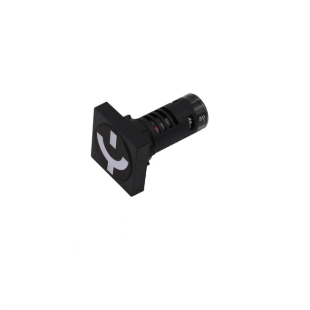 22 mm Mounting Hole Pushbutton Switch with Indicator Light, AD16-22WF/G, 12 V–220 V (AD16-22WF-D, 36 V)