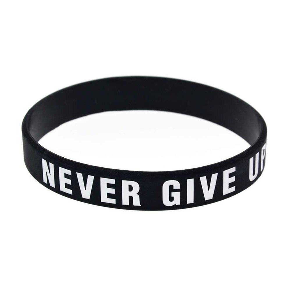 Oxxggkao Silicone Motivational Bracelets