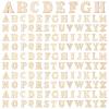 LIQWEI 200 Pcs Wooden Letters, 15mm Unfinished Wood Letters view 1
