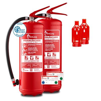FireLoq 6 kg ABC Powder Fire Extinguisher, 9 LE, Permanent Pressure
