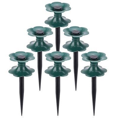 DEARMAMY Garden Hose Guide Stakes, 6-Pack, Durable Wear-Resistant Hose Guides for Gardens, Lawns, Flower Beds and Irrigation Protection