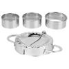 TIKATARER Manual Dumpling Dough Press Set, Stainless Steel view 3