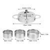 TIKATARER Manual Dumpling Dough Press Set, Stainless Steel view 4