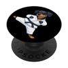 Cute Rottweiler Puppy in Karate Uniform PopSockets Adhesive PopGrip view 1
