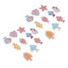 Pongnas Colorful Non-Slip Bathtub Fish Stickers, 2 Sets of 20 view 1