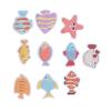 Pongnas Colorful Non-Slip Bathtub Fish Stickers, 2 Sets of 20 view 4