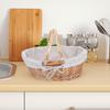 VICASKY Handwoven Wicker Basket with Handle view 4