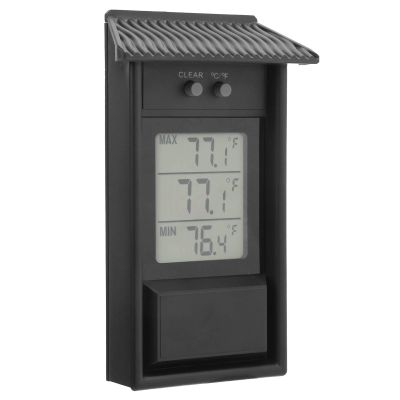Fafeicy Digital Indoor and Outdoor Thermometer, ABS Temperature and Humidity Meter