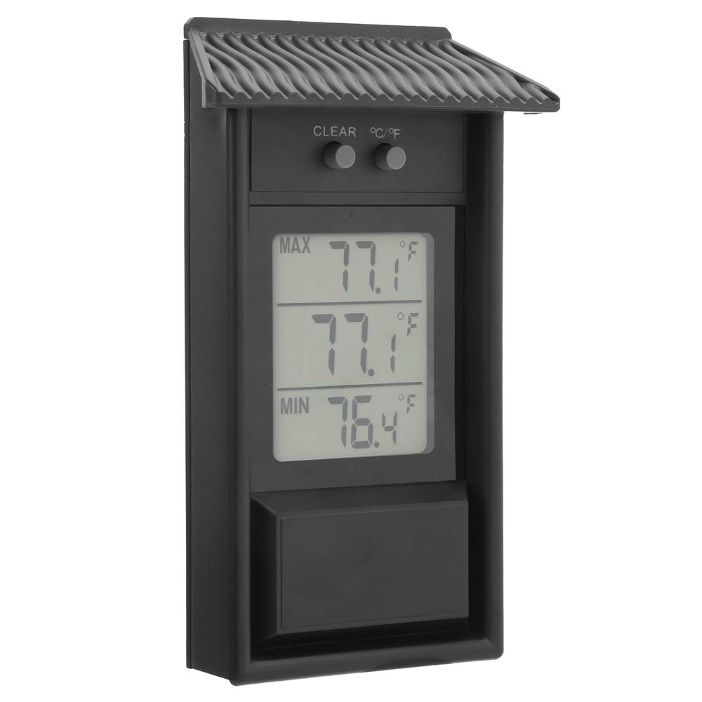 Fafeicy Digital Indoor and Outdoor Thermometer, ABS Temperature and Humidity Meter