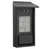 Fafeicy Digital Indoor and Outdoor Thermometer, ABS Temperature and Humidity Meter view 1