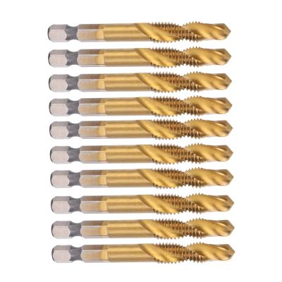 ZDETGU 10-Piece M8 HSS Tap Set