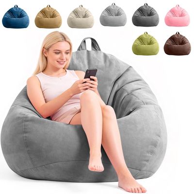 DASIAUTOEM XL Teardrop Bean Bag Cover, Cover Only, No Filling, 100 x 120 cm