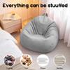 DASIAUTOEM XL Teardrop Bean Bag Cover, Cover Only, No Filling, 100 x 120 cm view 4