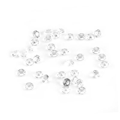 Pongnas 1000 Pcs 6mm Clear Acrylic Beads for DIY Party Decoration