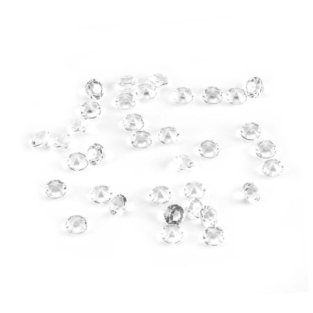 Pongnas 1000 Pcs 6mm Clear Acrylic Beads for DIY Party Decoration