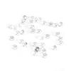 Pongnas 1000 Pcs 6mm Clear Acrylic Beads for DIY Party Decoration view 2