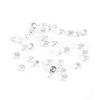 Pongnas 1000 Pcs 6mm Clear Acrylic Beads for DIY Party Decoration view 3