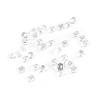Pongnas 1000 Pcs 6mm Clear Acrylic Beads for DIY Party Decoration view 4