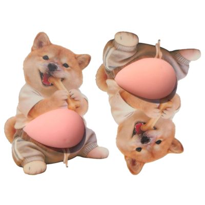 Dog Belly Sticker - 3D Silicone Squeeze