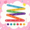 MAGICLULU 100 Pack Colorful Ice Cream Sticks with Holes view 3