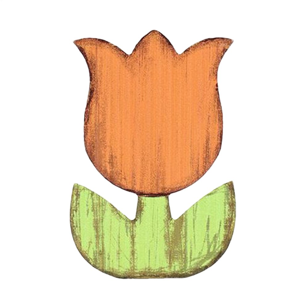 Wood Flowers - Wooden Tulips Decor