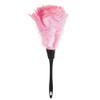 ZASCHMOY Soft Turkey Feather Duster with Black Handle view 3