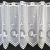 Gardinen Kranzusch Butterfly Cafe Curtain 45 x 168 cm, White, 1-Pack view 2