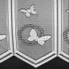 Gardinen Kranzusch Butterfly Cafe Curtain 45 x 168 cm, White, 1-Pack view 3