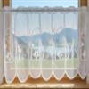 Kranzusch Graphic Flower Curtain 45x25.6 cm White view 1