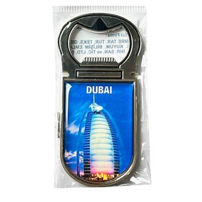 Magnetic Bottle Opener - Travel Souvenir (DUBAI K)