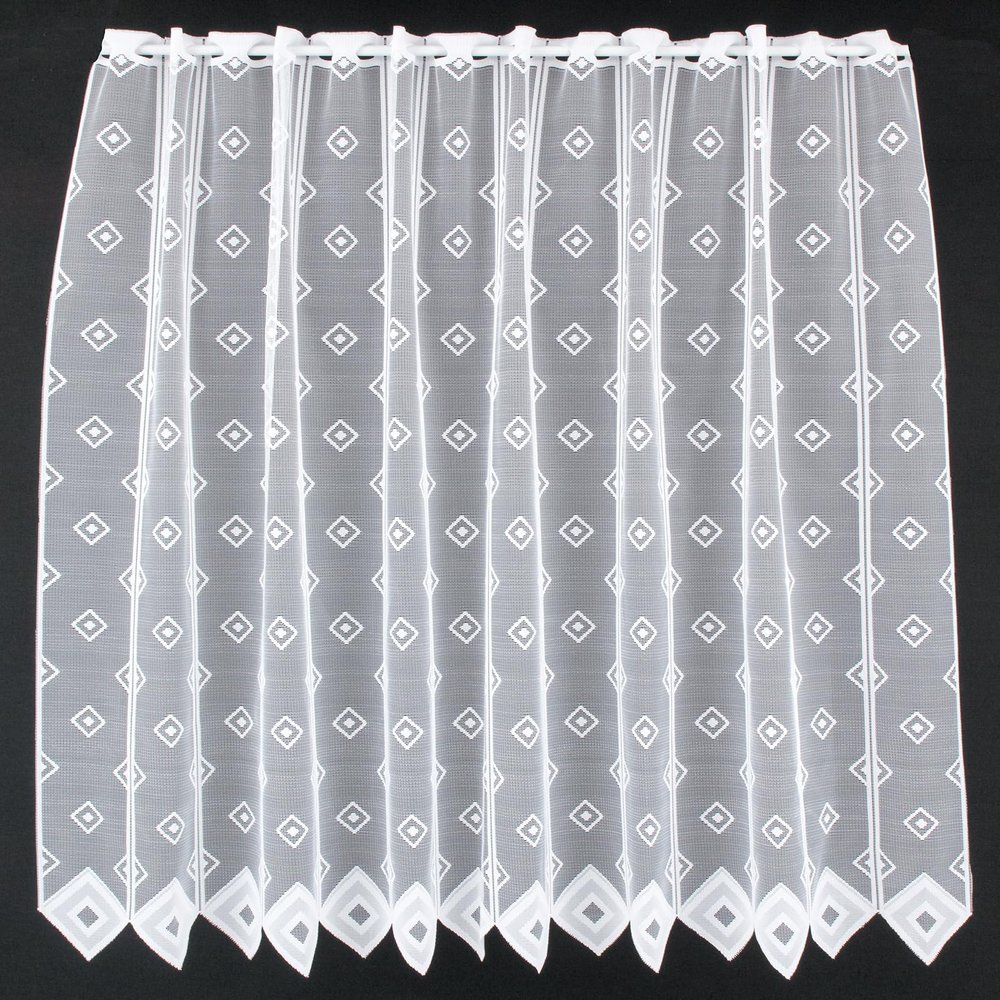 Kranzusch Square Curtain 110x23 cm White
