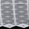 Kranzusch Square Curtain 110x23 cm White view 2