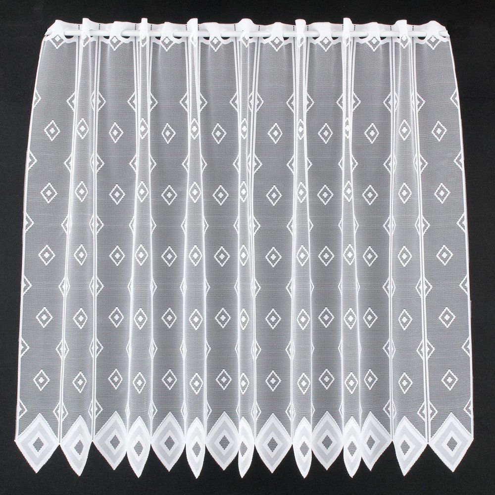 Kranzusch Square Curtain 90x23 cm White